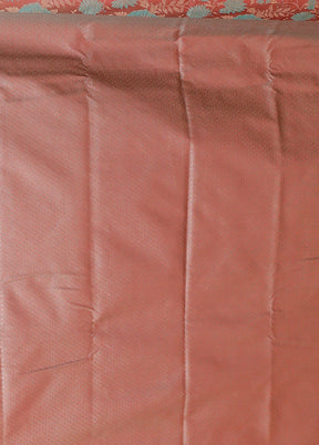 Maroon Kanjivaram Silk Saree With Blouse Piece