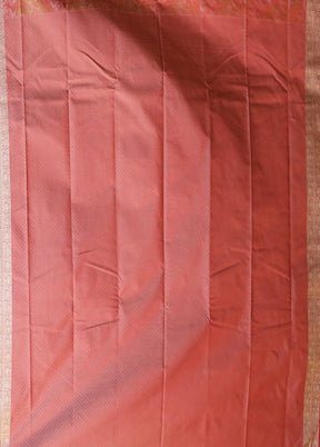 Maroon Kanjivaram Silk Saree With Blouse Piece