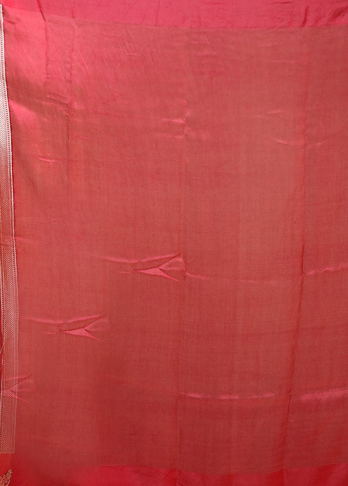 Multicolor Dupion Silk Saree With Blouse Piece