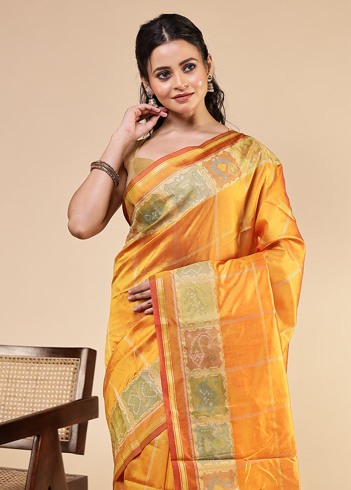 Multicolor Tussar Silk Saree With Blouse Piece