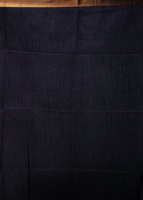 Purple Tussar Silk Saree With Blouse Piece