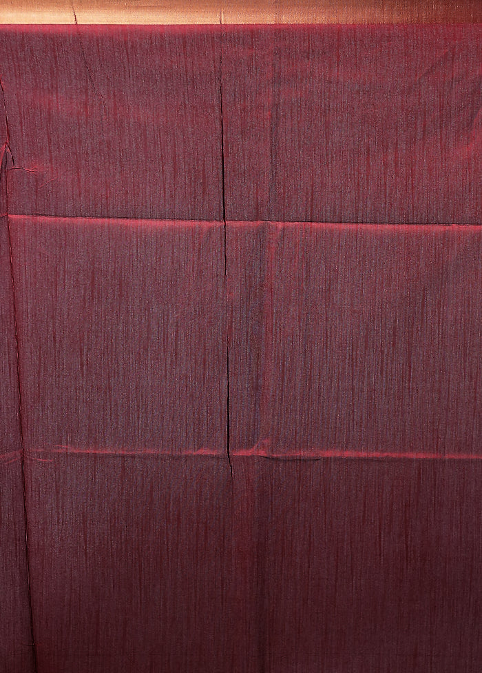 Black Tussar Silk Saree With Blouse Piece