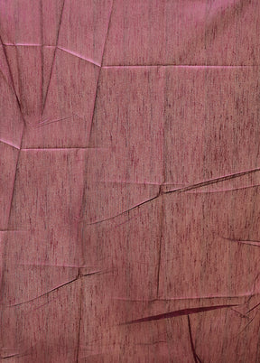 Purple Tussar Silk Saree With Blouse Piece
