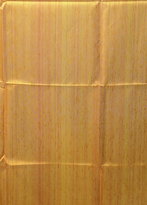 Yellow Tussar Silk Saree With Blouse Piece
