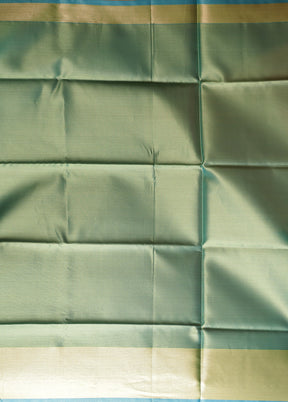 Green Kora Silk Saree With Blouse Piece