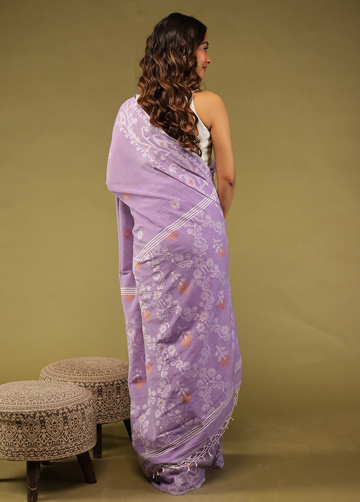 Blue Matka Silk Saree With Blouse Piece