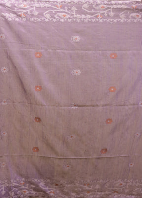 Blue Matka Silk Saree With Blouse Piece
