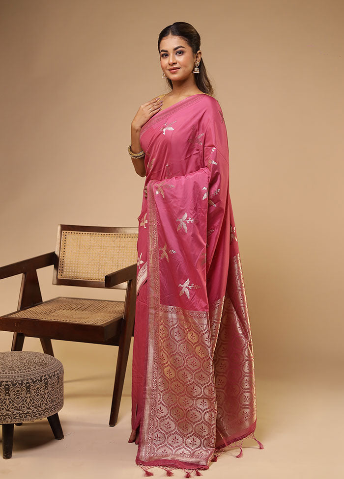 Multicolor Dupion Silk Saree With Blouse Piece
