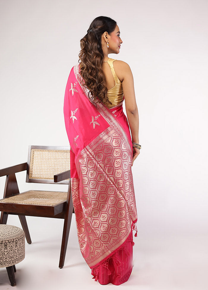 Multicolor Dupion Silk Saree With Blouse Piece