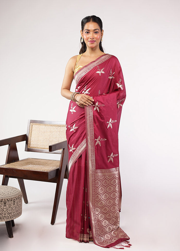 Multicolor Dupion Silk Saree With Blouse Piece