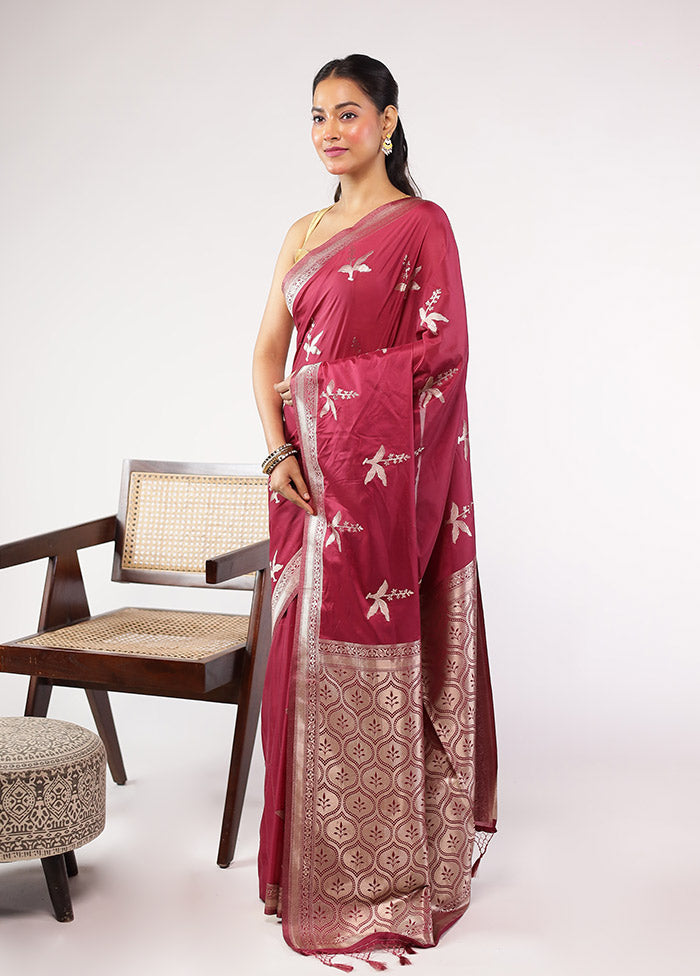 Multicolor Dupion Silk Saree With Blouse Piece