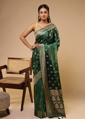 Multicolor Dupion Silk Saree With Blouse Piece