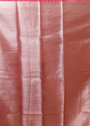 Purple Tissue Silk Saree With Blouse Piece