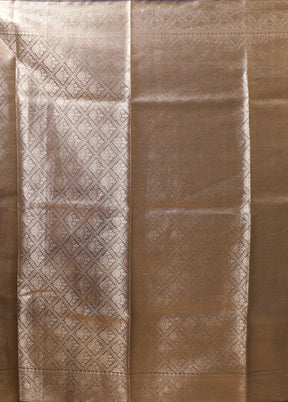 Purple Tissue Silk Saree With Blouse Piece
