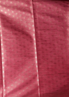 Purple Dupion Silk Saree With Blouse Piece