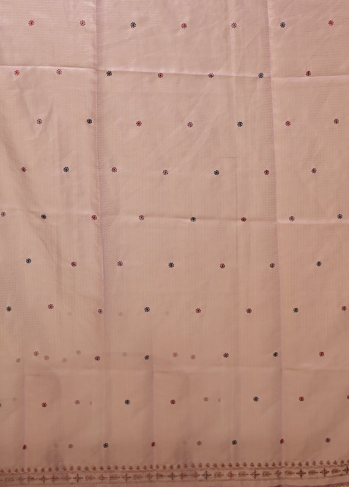 Purple Pure Cotton Saree With Blouse Piece
