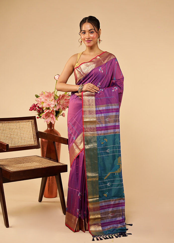 Multicolor Kalakethra Silk Saree With Blouse Piece