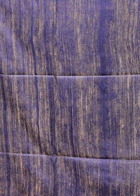 Cream Tussar Silk Saree With Blouse Piece