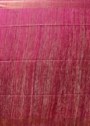 Cream Tussar Silk Saree With Blouse Piece
