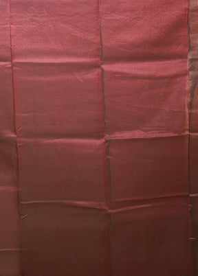 Purple Organza Saree With Blouse Piece