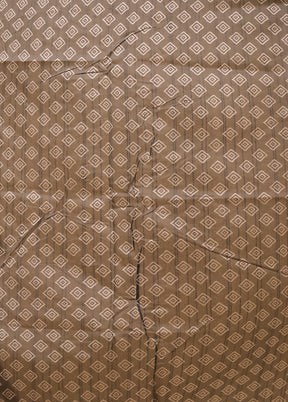 Grey Tussar Silk Saree With Blouse Piece