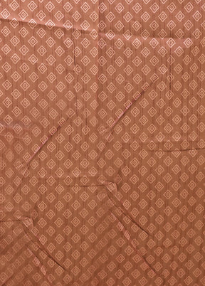 Maroon Tussar Silk Saree With Blouse Piece