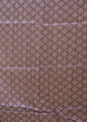 Blue Tussar Silk Saree With Blouse Piece