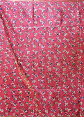 Multicolor Tussar Silk Saree With Blouse Piece
