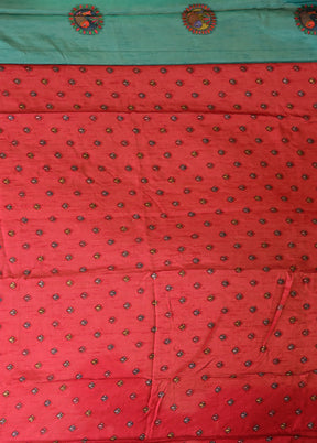 Multicolor Georgette Saree With Blouse Piece