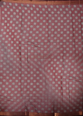 Black Chanderi Cotton Saree With Blouse Piece