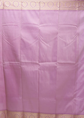 Cream Kanjivaram Silk Saree With Blouse Piece