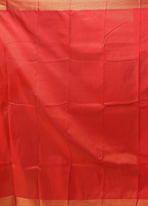 Pink Kanjivaram Silk Saree With Blouse Piece
