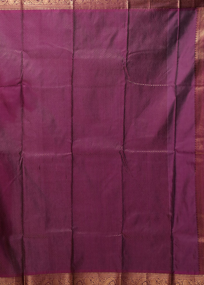 Green Kanjivaram Silk Saree With Blouse Piece