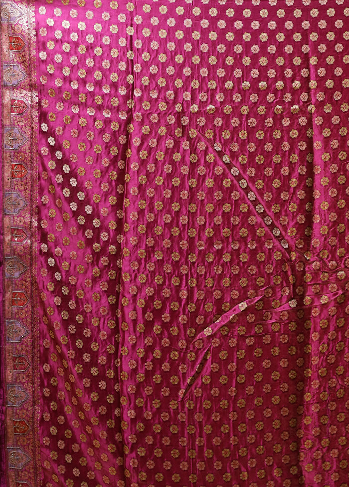 Multicolor Handloom Pure Georgette Saree With Blouse Piece