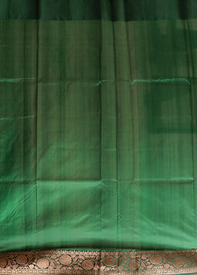 Red Handloom Katan Pure Silk Saree With Blouse Piece