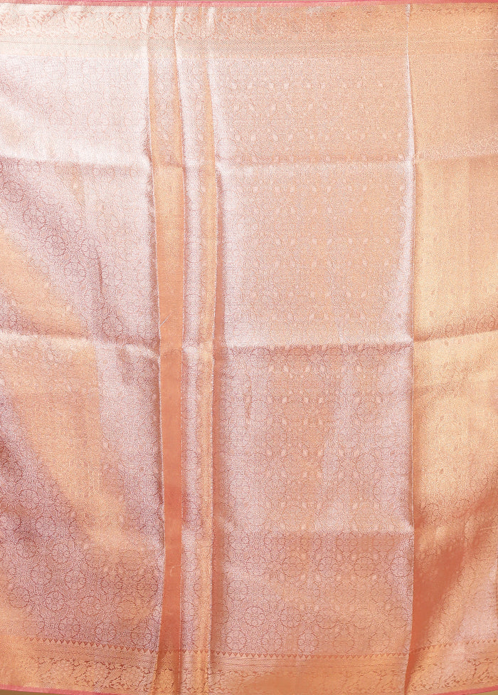 Purple Tissue Silk Saree With Blouse Piece