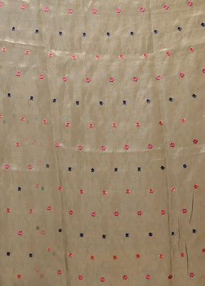 Multicolor Tissue Silk Saree With Blouse Piece