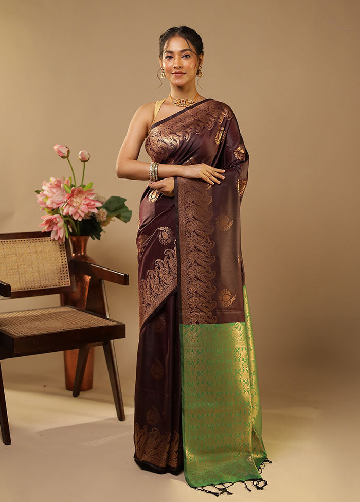 Lakshmi Aagman Duo – Maroon Kanjivaram & Multicolor Printed Silk Sarees