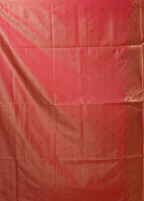 Cream Kanjivaram Silk Saree With Blouse Piece