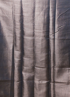 Blue Cotton Saree With Blouse Piece