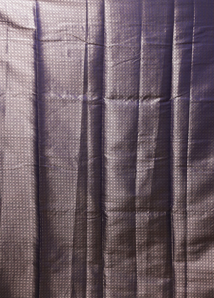 Blue Cotton Saree With Blouse Piece
