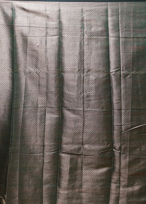 Green Cotton Saree With Blouse Piece