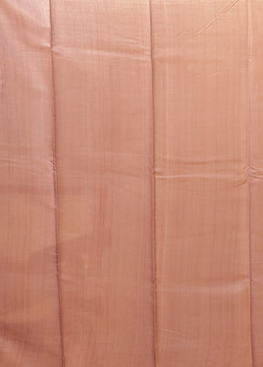 Cream Tussar Silk Saree With Blouse Piece