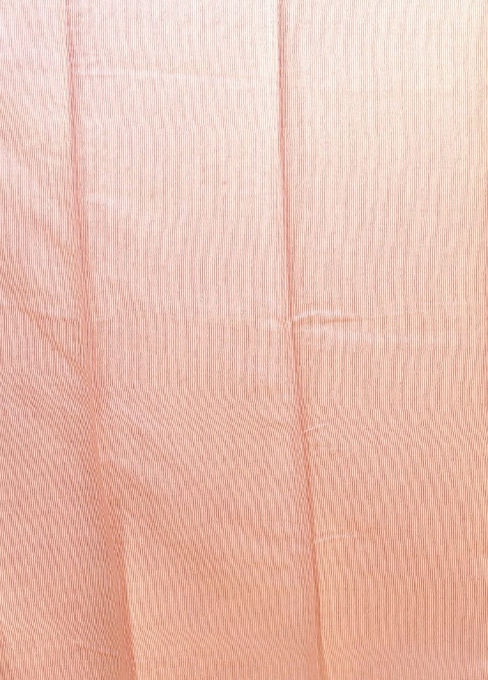 Multicolor Tussar Silk Saree With Blouse Piece