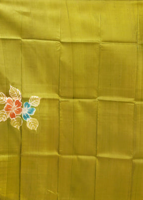 Multicolor Printed Pure Silk Saree Without Blouse Piece