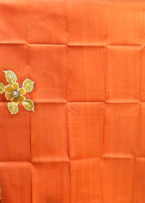 Multicolor Printed Pure Silk Saree Without Blouse Piece