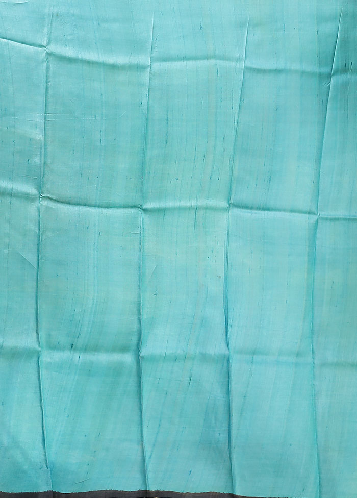 Multicolor Printed Pure Silk Saree Without Blouse Piece