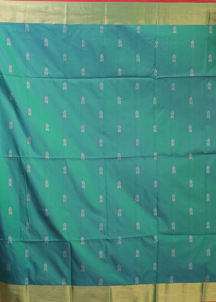 Multicolor Kalakethra Saree With Blouse Piece