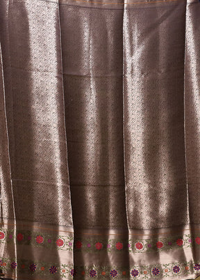 Blue Handloom Dupion Pure Silk Saree With Blouse Piece