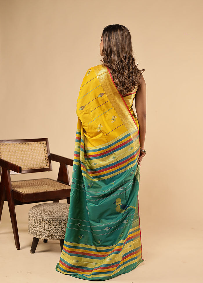 Multicolor Kalakethra Saree With Blouse Piece